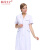 仙马王子 医院工作服 护士服 白大褂（尺码备注） 女款西装翻领白色短袖 套 女款西装翻领白色短袖