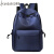 袋鼠（KANGAROO）商务功能双肩包新款笔记本双肩电脑包时尚休闲大容量背包 蓝色 15.6