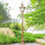 殊亚 草坪灯户外别墅欧式花园景观灯庭院落地灯防水单头小路灯-0.8m黑色