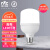 雷士照明（NVC）LED灯泡节能灯泡 E27大螺口商用大功率光源 高亮柱状球泡厂房灯13瓦暖白光 直径69mm高120mm