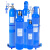 康迪普 工业氧气瓶无缝钢瓶便携式高压罐 氧气瓶10L套装