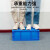 欧杜 周转箱塑料盒子长方形户外手提螺丝盒收纳零件盒EU箱物流胶框胶箱 4911箱900*400*120mm(蓝)/1个  工业级品质