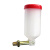 摆线针轮减速机油位镜L型加油管弯油管通气帽加油杯管状油标配件 塑料L型弯油管M16*1.5/长165mm