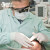 塞莫诗一次性乳胶橡胶手套 食品级防水隔离卫生清洁实验牙科检查LM903MW耐用型整箱1000只 乳白色特大XL