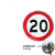 九彩江 圆形标示牌（禁止通行，停车检查，限速）60cm JCJ610