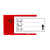 冰禹 BYlj-22 磁性标签 货架标识卡 物料卡塑料标签 磁性材料卡片 红色6*10软磁