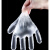 严品安防 【加厚一次性手套】透明塑料PE手套 透气吸汗劳保作业防护用TMST001