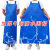 HKFZpvc加长防水围裙防油水产石材厂专用加厚牛筋耐磨工业耐酸碱围裙 蓝色 特厚围裙1.2米套袖
