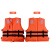 巨成 带安全扣成人救生衣 游泳衣 带反光片 户外抗洪抢险防洪安全用品