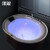 果敢亚克力嵌入式网红无边家用成人浴缸冲浪按摩2米恒温加热758 空缸