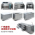 不锈钢橱柜304整体厨房灶槽一体不锈钢整体组合定制橱柜304厨 201三门平台