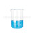 定制高硼硅玻璃烧杯耐高温量杯实验器材化学烧杯实验室玻璃烧杯 50ml5个价