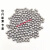 冠疆家用五金配件G10精密高碳钢球标准实心钢珠 G10级5.95-6.036种各20粒