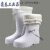 定制EVA泡沫雨靴夏季男女高筒防水鞋男女水靴厨房防滑耐油靴 EVA水鞋白色单靴 37