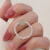 优诗诺（YOUSHINUO）手工戒指和田玉串珠925银珠弹力松紧指环细百搭戒指 和田玉银戒指