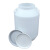臻安心 多功能塑料圆桶大容量带盖加厚塑料发酵化工环卫工业物业物胶桶 50L白色【特厚】