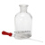 玻璃滴瓶 滴瓶头吸管分装精油瓶透明 化学实验室用小滴管带乳胶帽 透明【250mL】(带蓝吸球)