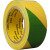 定制黄绿C警示胶带双色斜纹斑马线地标贴地面标识划线定位划分区域 黄绿100mm*33米