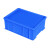 中吉万兴 塑料周转箱长方形小号物流箱转运箱收纳盒胶框收集盒工业框收容箱 SC-5塑料箱375*245*93mm 蓝色