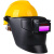 专用电焊工防护面罩头戴式翻盖式自动变光焊工焊接面具 高空面罩安全帽变光款+20保护片