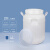 水杉20L半透明白圆桶加厚20升大口桶塑料桶化工桶实验室废液圆桶水桶堆码桶