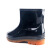 锐麻 男式PVC低筒雨鞋防滑牛筋底低帮雨靴工作水鞋 黑色 44 