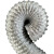 玻纤复合管玻纤布复合 玻纤布伸缩风管 定制50-600MM