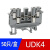 UK2.5B5N6N端子排URTK6S导轨组合式接线端子UK-3N电流端子接地 UDK450只装)