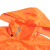 冰禹 分体雨衣雨裤套装 环卫安全警示施工反光雨衣  单杠橘色 4L