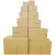 整包纸箱子快递打包装纸盒子特硬飞机盒物流箱收纳箱搬家纸箱发货 三层普通QQ 12号(130mmx80mmx90mm)300个
