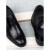 蓝南汶商务 布洛克商务正装男士尖头皮鞋英伦潮流系带透气单皮鞋婚鞋 黑色 37