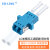 EB-LINK 电信级LC-LC单模双工适配器LC光纤法兰盘耦合器配线架终端盒光纤跳线延长对接头 50个装