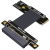 PCIe x8延长转接线 支持NVMe固态硬盘接口PCIE 4.0x4全速 R48UF 4.0 附电源线 35cm