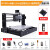 孔柔激光数控雕刻机小型diy自动台式刻字打标机CNC3018romax刻刀 3018ro 100w主轴标配触屏脱机20w压缩激