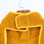新款电焊防护服耐磨氩弧牛皮焊穿衣反焊接围裙穿衣防烫工作服 短款低领80厘米反穿衣黄色 XL