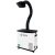 定制适用移动式激光打标小型烟雾净化器工业烙铁焊锡除尘吸烟机抽排烟设备 KJ-L230（双管280W）