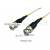 安博TRB三同轴三爪BNC电缆组件1553B总线 跳线TRC-75-1双公头75欧 3.5米未税