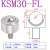 圆柱直筒精密型万向球KSM22-FL万向滚珠轴承螺杆重型牛眼轮实心 KSM30-FL(轴承钢