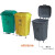北巡（BEIXUN）定制分类垃圾桶不锈钢干湿分离组合式垃圾桶室内外大堂电梯口走廊 70L脚踏桶