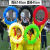 奥运五环运动会开幕式方阵仪仗手举钢丝花环创意趣味入场节庆道具 周长200cm直径64cm（单个）