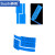 苏识（NWZG043）25*38+40mm刀型/p型通信线缆标签纸 200张双排（卷）蓝色
