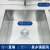 器械清洗池304不锈钢供应室清洗槽污洗方池污物浸泡消毒水槽 直角-2槽平台1.8米长