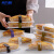 希万辉 三明治包装盒三文治打包盒一次性透明吸塑盒 半块吸塑盒+三明治白色贴 100套