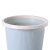 海斯迪克 HKY-13 塑料条纹压圈垃圾桶 无盖垃圾篓 办公室圆形纸篓 垃圾筒（6个）Φ27×31cm 蓝色