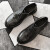 塔驰密司（TOUCH MISS）男鞋德比鞋新款复古手工牛皮圆头商务正装休闲鞋男FX22082004 黑色 42