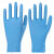 丁腈橡胶乳胶加厚PVC餐饮洗碗务防护美容院 一次性手套蓝色100只 XL