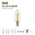 百驹行 IKEASOLHETTA索海塔LED灯泡大螺口小螺口插脚灯具配件实用 乳白色枝形灯LED灯泡E14470流明
