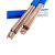 XMSJ磷铜焊条L201冰箱空调铜管焊接气焊扁铜氧焊条BCu93P磷铜钎焊条 扁条1.3*3.2mm(1公斤约70根