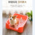 顽皮狗  狗厕所狗狗拉屎厕所厕所带立柱宠物犬泰迪用品宠物便盆屎盆尿盆 粉色小号(标配套餐)