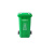 月桐（yuetong）240L特厚户外分类垃圾桶大号环卫桶 YT-FLW24 73.5×58.5×105.5cm 绿色 1个 万达广场logo